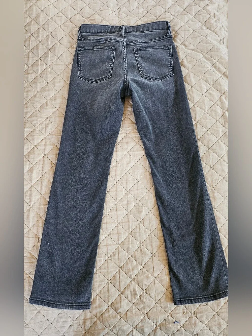 Old Navy boys size 12 jeans, straight, faded black
